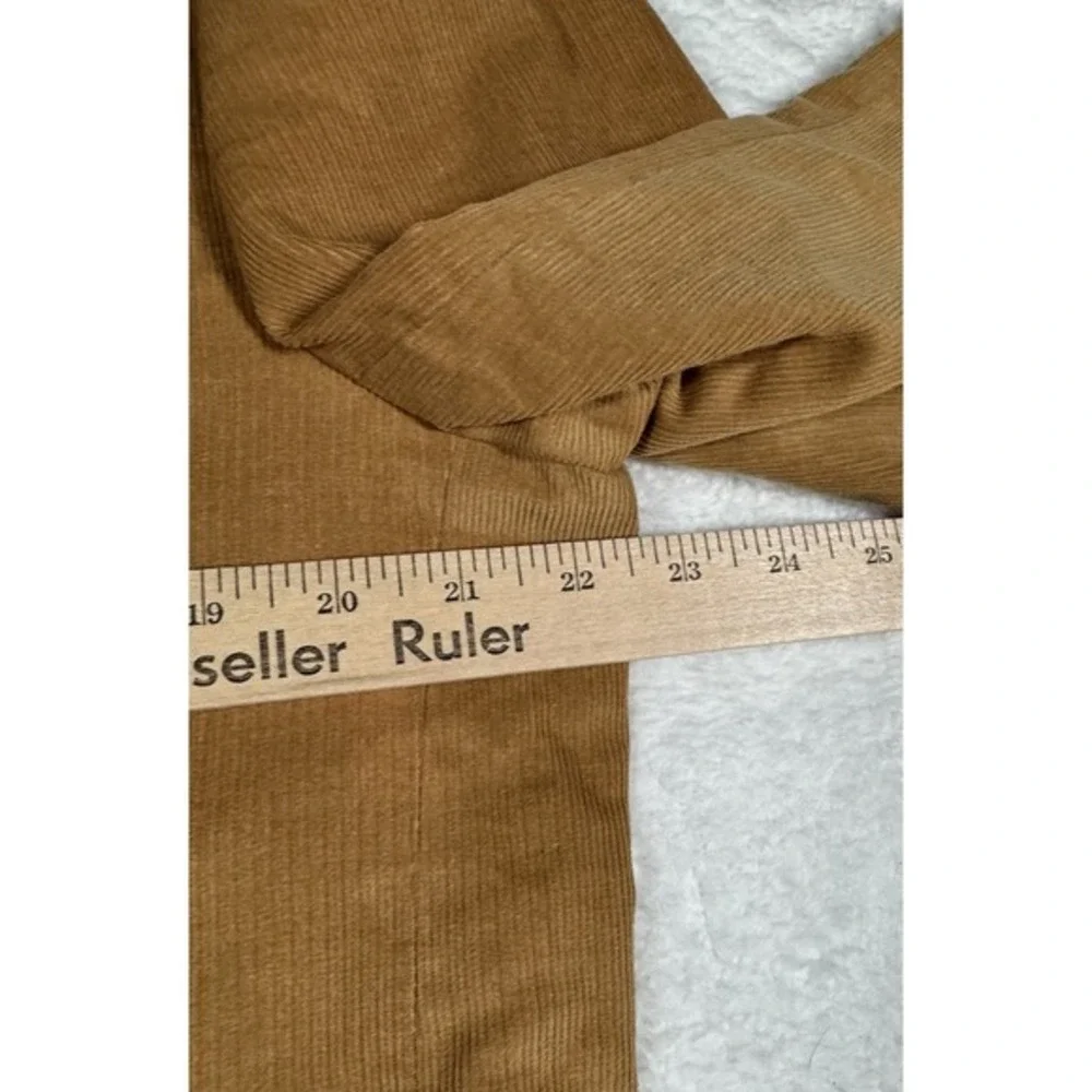 Alan Flusser Mens Sport Blazer 42L Chore Coat Corduroy Copper‎ Cotton Jacket